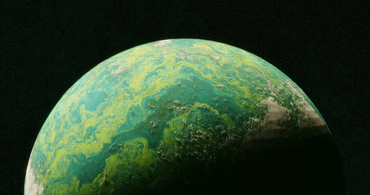 Can we see color in space?