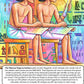 Moscow Papyrus Authors colouring page from the Brilliant Minds Ancient Egyptian Pioneers book, shown coloured in