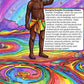 Aboriginal Songline Knowledge Holders colouring page from the Brilliant Minds Ancient African Knowledge Keepers book, shown coloured in