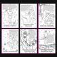 Brilliant Minds Colouring In Series cover: Ancient African Knowledge Keepers, all six printable A4 pages