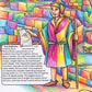 Inca Engineers colouring page from the Brilliant Minds Ancient Americas Engineers book, shown coloured in