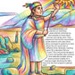 Inca Astronomers colouring page from the Brilliant Minds Ancient Americas Engineers book, shown coloured in