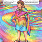 Nazca Engineers colouring page from the Brilliant Minds Ancient Americas Engineers book, shown coloured in
