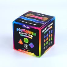 PolySquish Discovery Series blind box with a squishy geometric shape